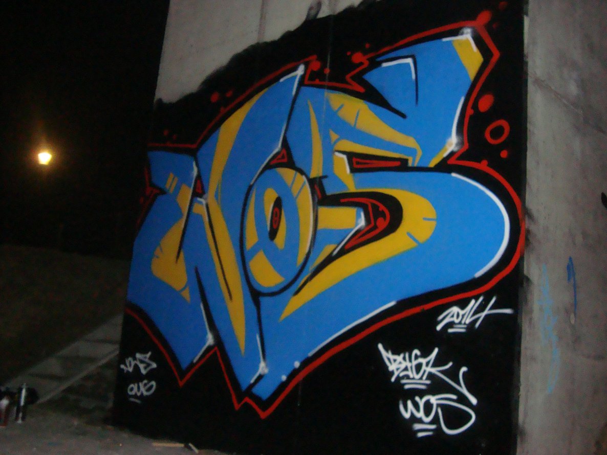 Graffiti Wall - Photo by NowzaiinZ - wos, omg, bygk (2014)