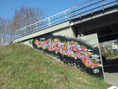 Graffiti Wall - Photo by NowzaiinZ - nows, wos, omg (2014)