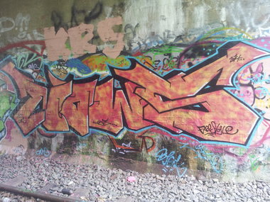 Graffiti Wall - Photo by NowzaiinZ - wos, crew, omg (2014)