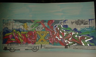 Graffiti Sketch - Photo by NoxikOKS - Noxik, OKS, Overkills (2015)