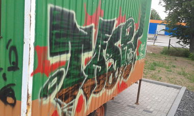 Graffiti Wall - Photo by NoxikOKS - Tasr, HVC, ORK (2016)