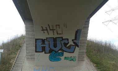 Graffiti Bombing - Photo by NoxikOKS - H4C, HVierC (2015)