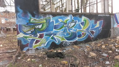 Graffiti Wall - Photo by NoxikOKS - Taser (2014)