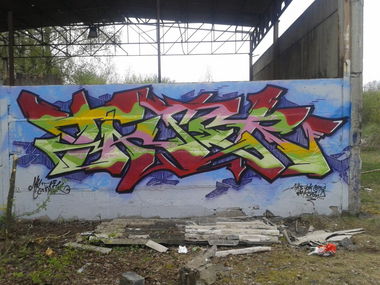 Graffiti Wall - Photo by NoxikOKS - Taser-H4C