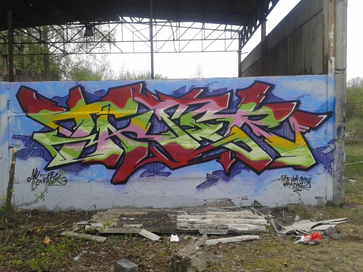 Graffiti Wall - Photo by NoxikOKS - Taser-H4C