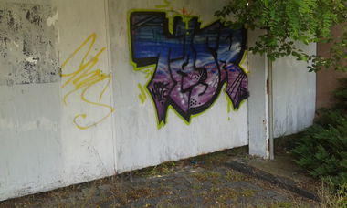 Graffiti Wall - Photo by NoxikOKS - Tasr, HVC, ORK (2016)