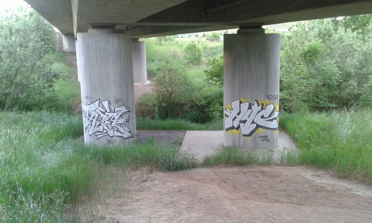 Graffiti Bombing - Photo by NoxikOKS - Taser, H4C (2013)