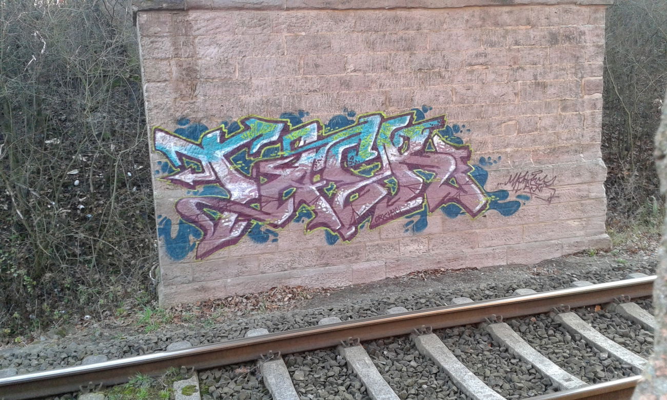 Graffiti Bombing - Photo by NoxikOKS - TASeR, H4C, ORK (2015)