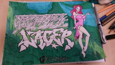 Graffiti Sketch - Photo by NoxikOKS - Graffitilager, Noxik-OKS (2014)