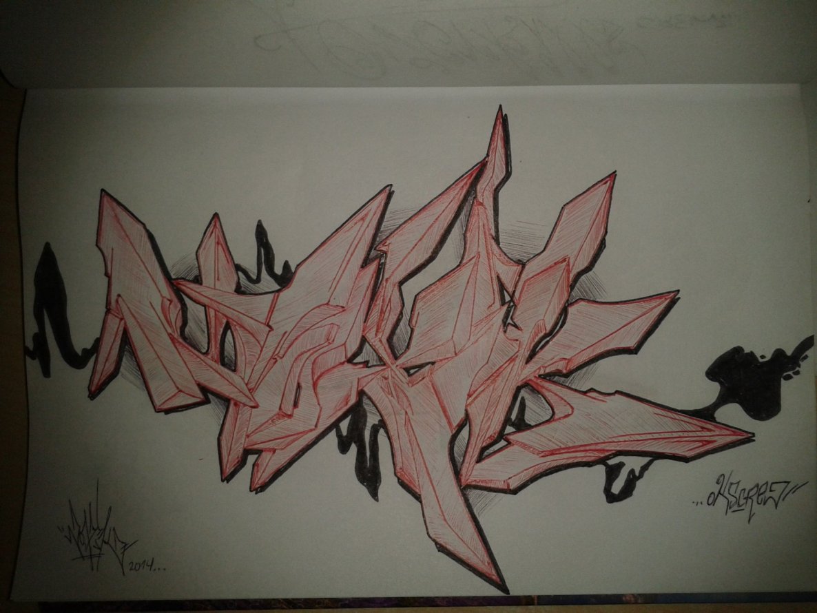 Graffiti Sketch - Photo by NoxikOKS - Noxik-OKS
