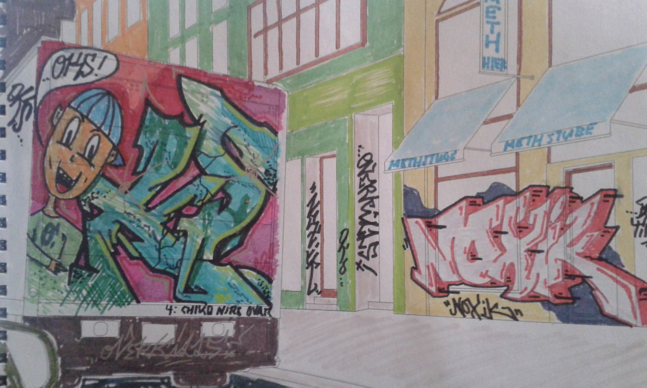 Graffiti Sketch - Photo by NoxikOKS - OKS, Noxik, Overkills (2015)