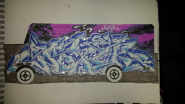 Graffiti Sketch - Photo by NoxikOKS - Noxik, OKS (2015)