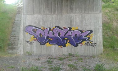 Graffiti Wall - Photo by NoxikOKS - Chiko, OKS (2015)