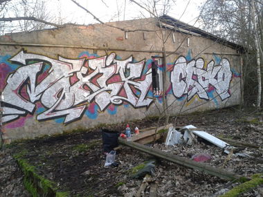 Graffiti Wall - Photo by NoxikOKS - Noxik_Chiko-OKS