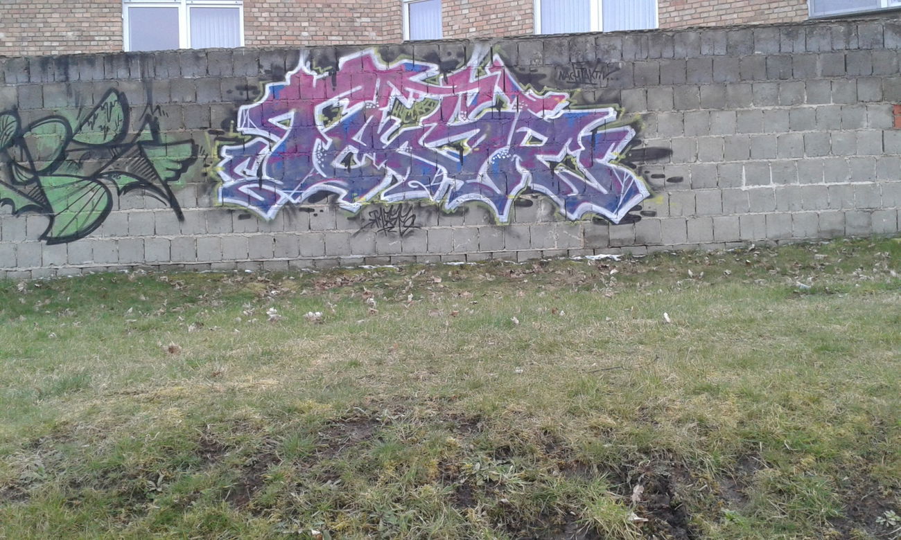 Graffiti Bombing - Photo by NoxikOKS - Tasr, Taser, ORK (2016)