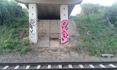 Graffiti Bombing - Photo by NoxikOKS - OKS (2015)