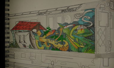 Graffiti Sketch - Photo by NoxikOKS - Noxik, OKS, Overkills (2015)