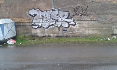 Graffiti Bombing - Photo by NoxikOKS - Tasr, TASeR, ORK (2016)