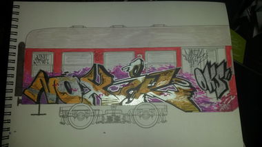Graffiti Sketch - Photo by NoxikOKS - Noxik_OKS (2015)