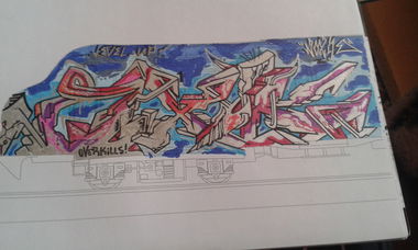 Graffiti Sketch - Photo by NoxikOKS - Noxik, OKS (2015)