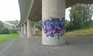 Graffiti Bombing - Photo by NoxikOKS - H4C, HVierC (2015)