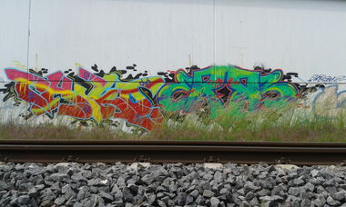 Graffiti Wall - Photo by NoxikOKS - Chiko, Erbe, OKS (2015)