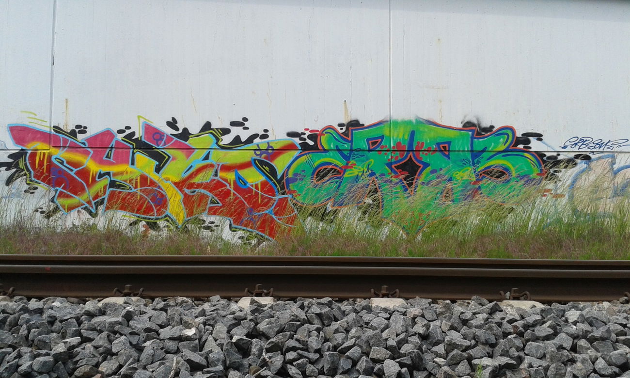 Graffiti Wall - Photo by NoxikOKS - Chiko, Erbe, OKS (2015)
