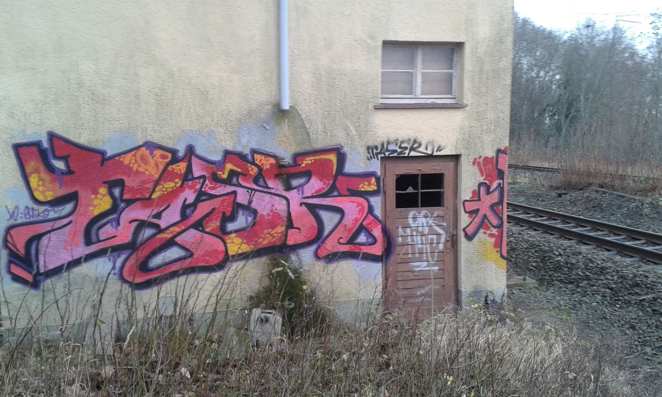 Graffiti Bombing - Photo by NoxikOKS - TASeR, H4C, ORK (2015)