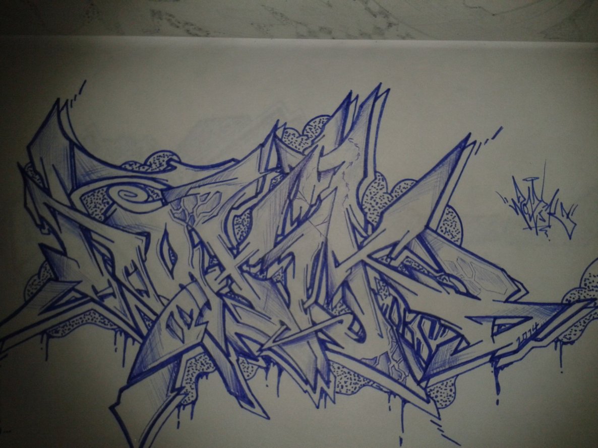 Graffiti Sketch - Photo by NoxikOKS - Noxik-OKS