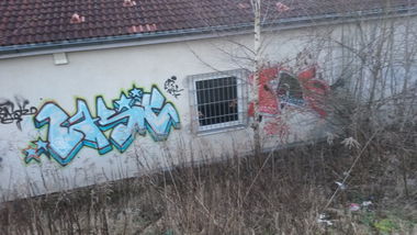 Graffiti Bombing - Photo by NoxikOKS - Base, IFS, TAser (2014)