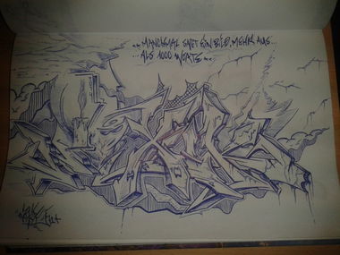 Graffiti Sketch - Photo by NoxikOKS - Noxik-OKS