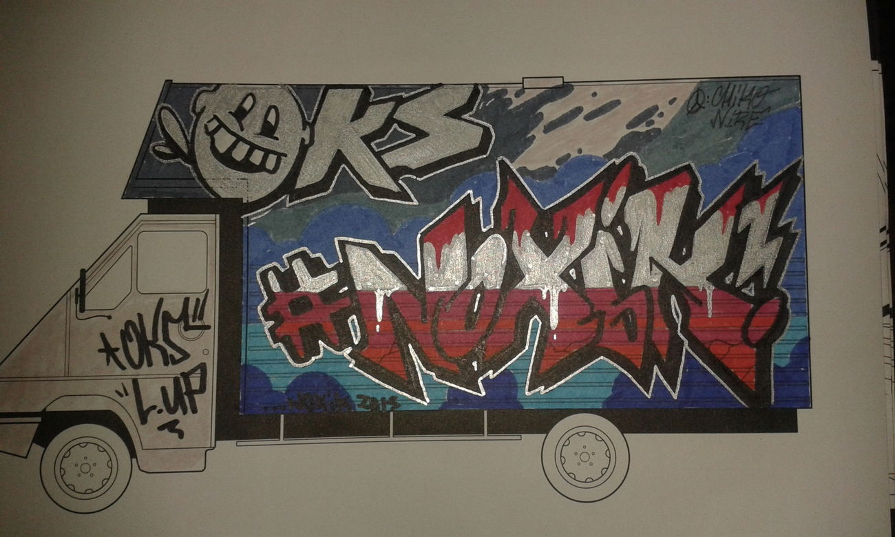 Graffiti Sketch - Photo by NoxikOKS - Noxik, OKS (2015)