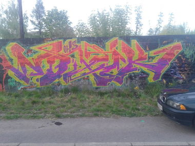 Graffiti Wall - Photo by NoxikOKS - Noxik (2015)