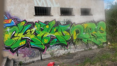 Graffiti Wall - Photo by NoxikOKS - Chiko27, Nire (2015)