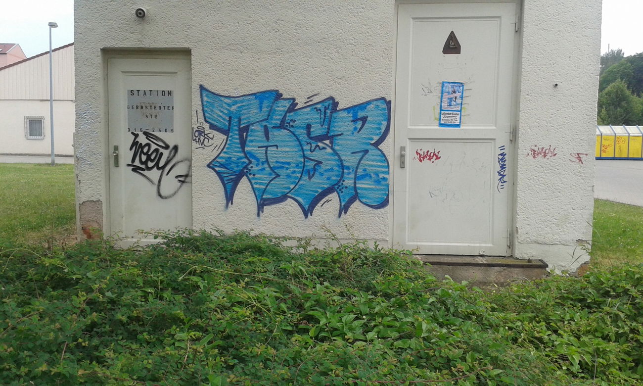 Graffiti Wall - Photo by NoxikOKS - Tasr, HVC, ORK (2016)