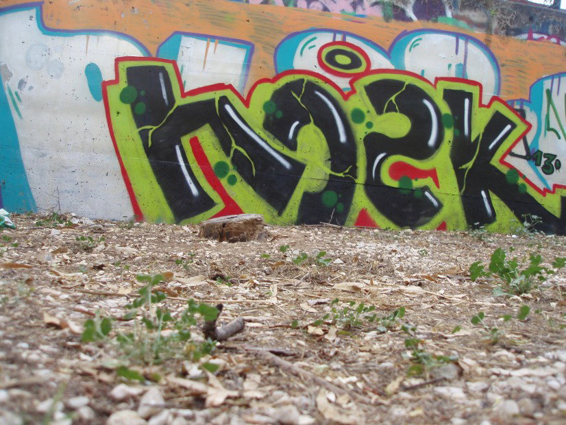 Graffiti Wall in Athens - Photo by Nozk