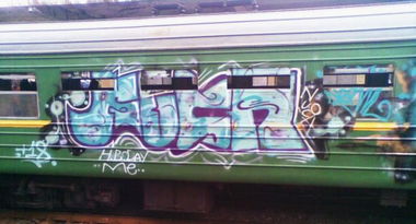 Graffiti Train - Photo by Nucka - Nuka