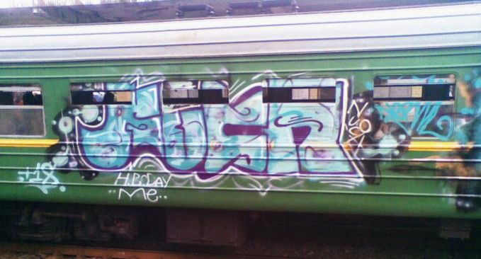 Graffiti Train - Photo by Nucka - Nuka