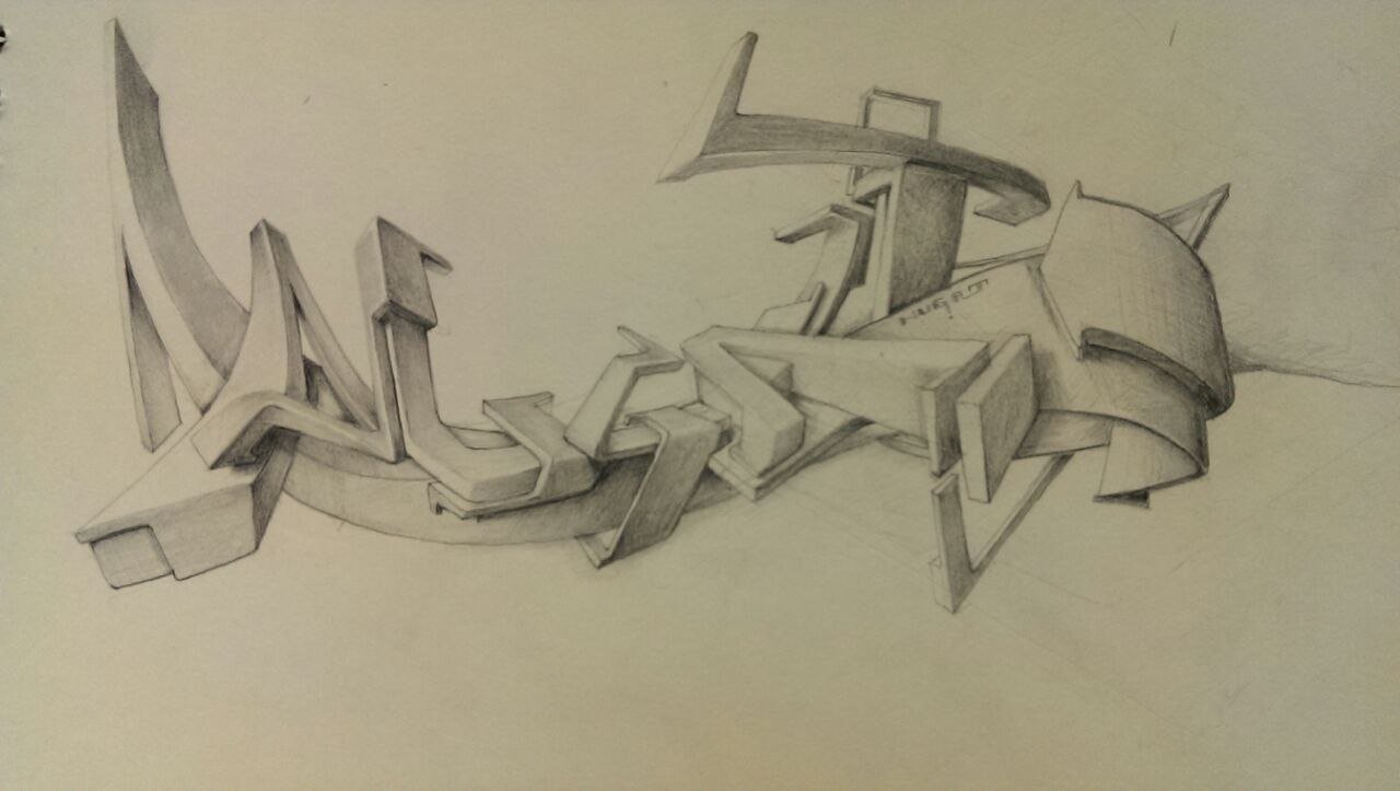 Graffiti Sketch - Photo by Nugat - NUGAT