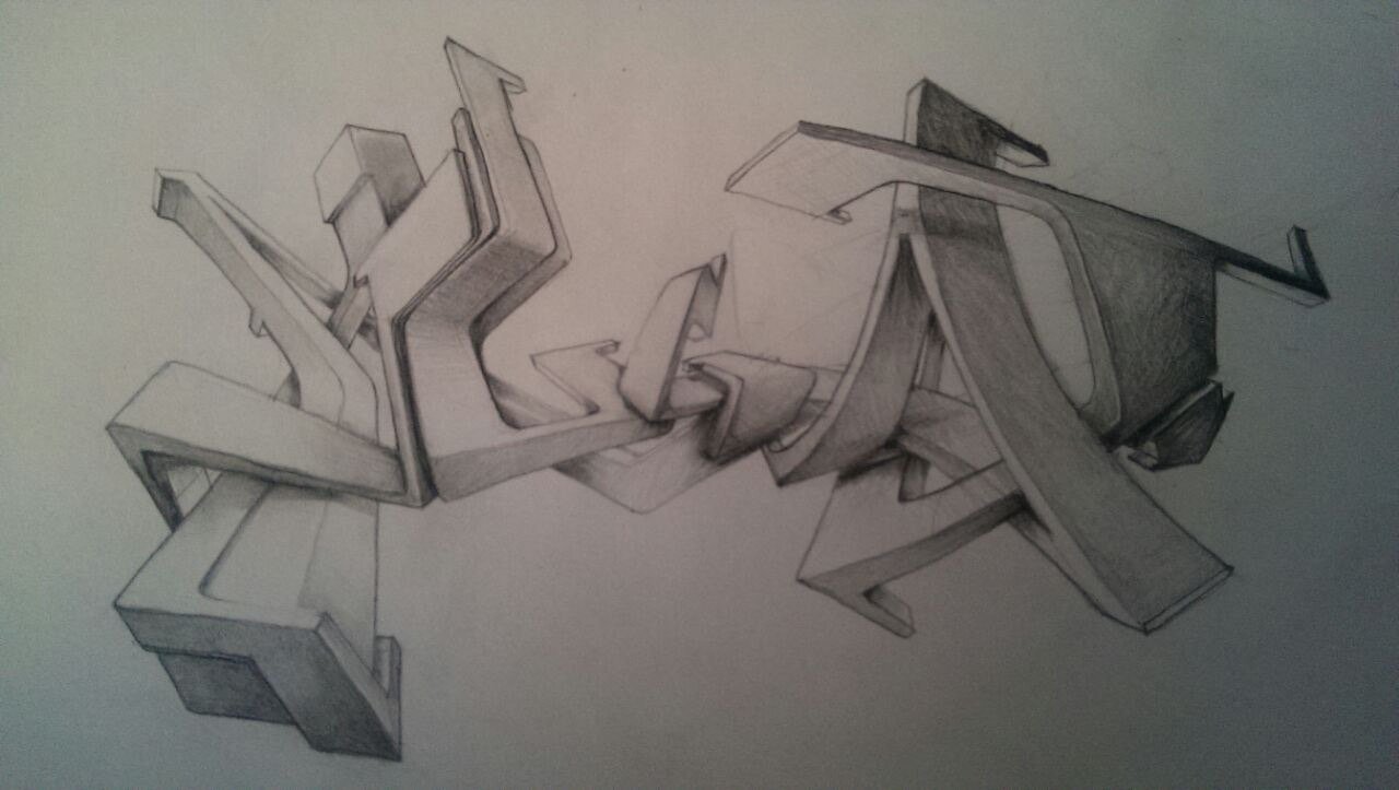 Graffiti Sketch in Curacao - Photo by Nugat - Nugat (2015)