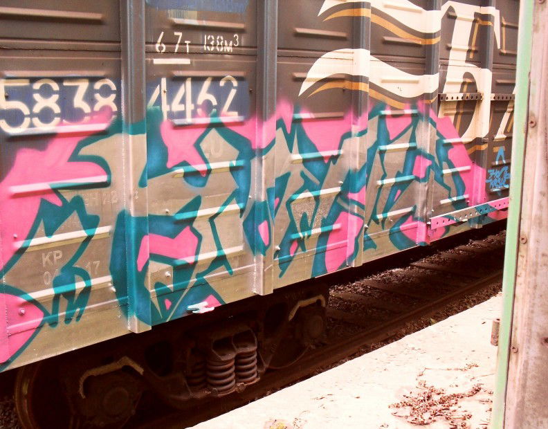 Graffiti Train - Photo by Null (2013)
