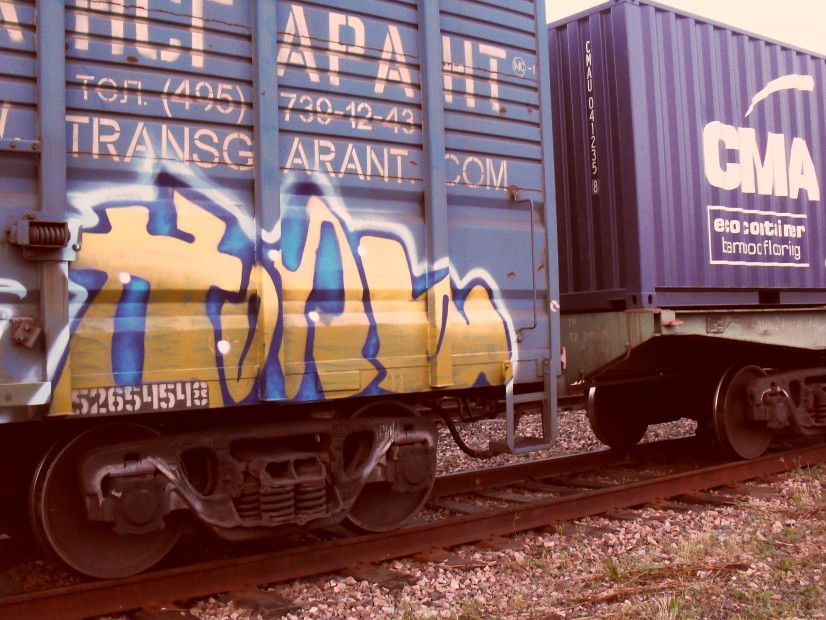 Graffiti Train - Photo by Null (2013)