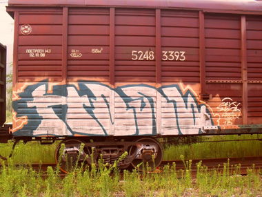 Graffiti Train - Photo by Null