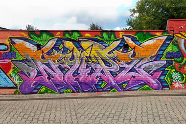 Graffiti Wall in Nowy Sacz - Photo by NupzerOne (2019)