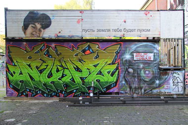 Graffiti in Hanower - Photo by NupzerOne - Glocksee, Hannover, Low (2017)