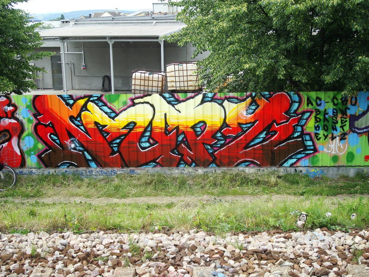 Graffiti Wall in Nowy Sacz - Photo by NupzerOne