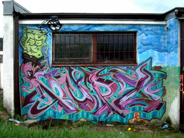 Graffiti Wall in Muszyna - Photo by NupzerOne (2013)