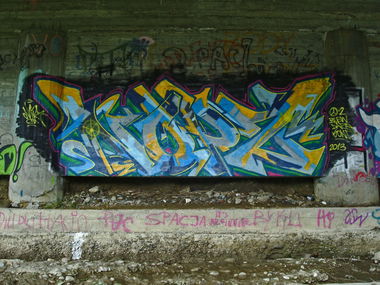 Graffiti Wall in Nowy Sacz - Photo by NupzerOne