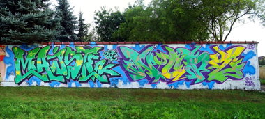 Graffiti Wall - Photo by NupzerOne - Kraków, W?grzyce (2014)