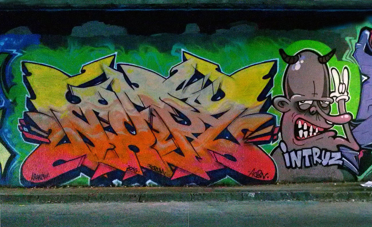 Graffiti Wall - Photo by NupzerOne - Devil, Nupz, Noude (2016)